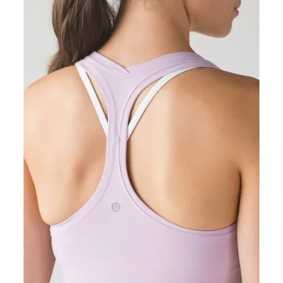 Lululemon Cool Racerback II Tank Lilac or Rose Quartz Women Size 4 - 6 W1AASS - Picture 2 of 10